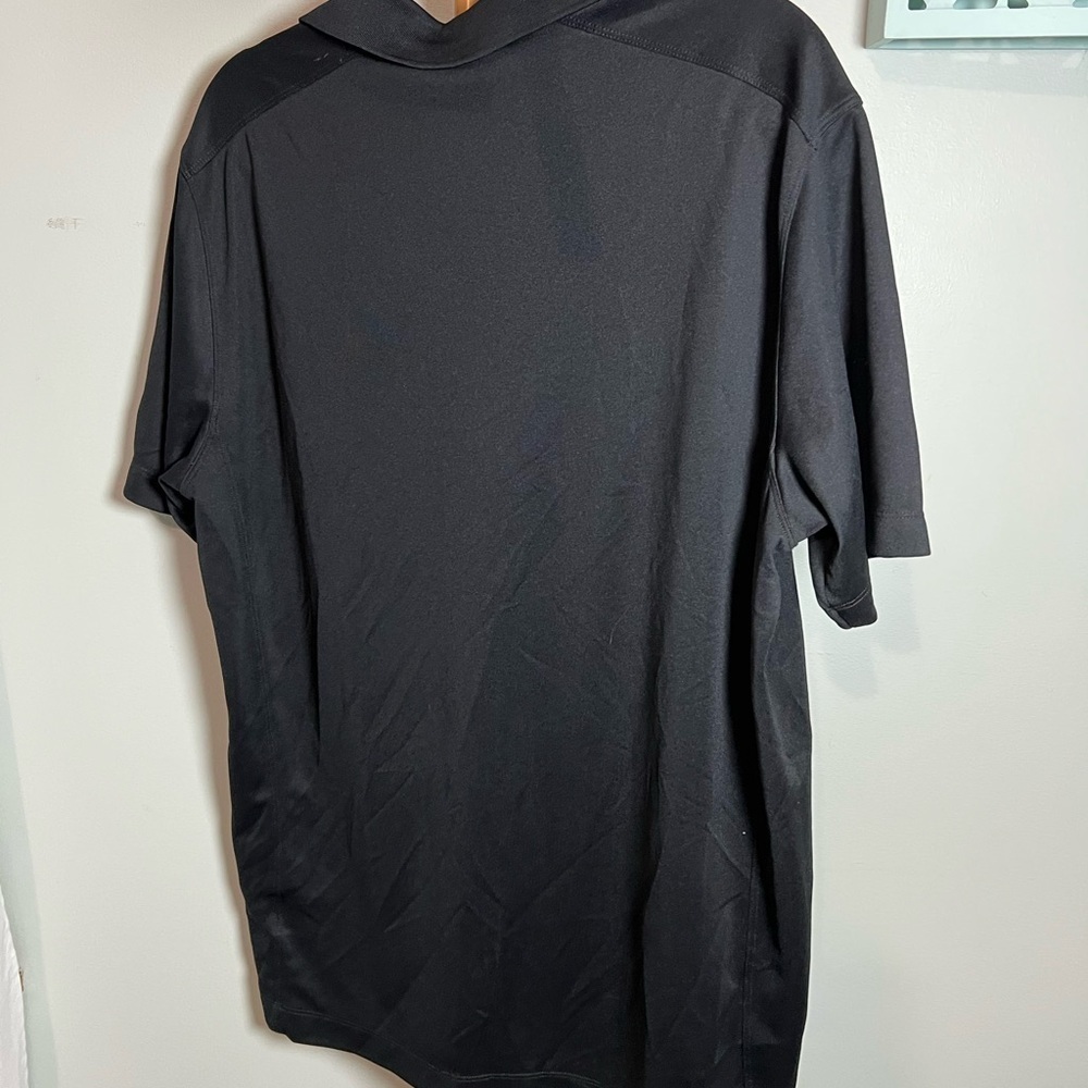 Nike Black Polo Shirt Classic Design - Picture 2 of 3